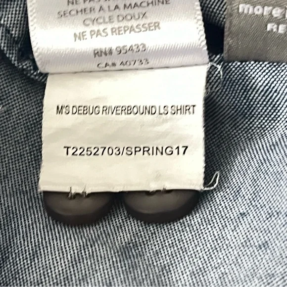 Toad & Co Shirt Men Size XL Blue Cotton Blend Guide Outdoors Fishing Hiking - Picture 10 of 10